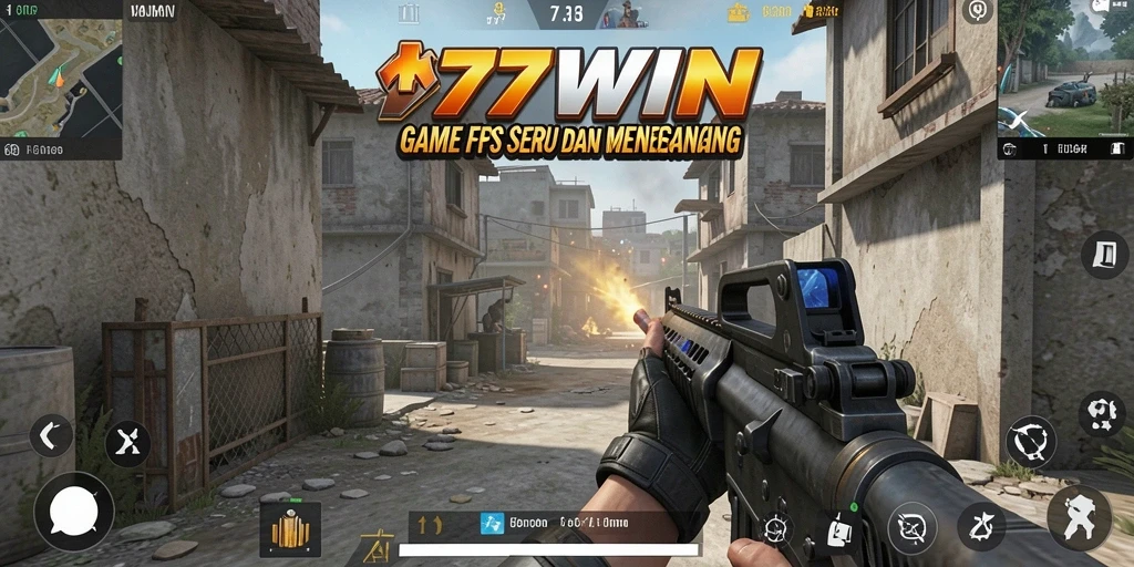Screenshot gameplay 77WIN menampilkan aksi pertempuran yang mendebarkan
