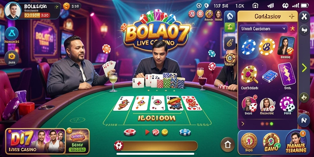 Gameplay Live Casino yang seru dan interaktif di BOLA07.