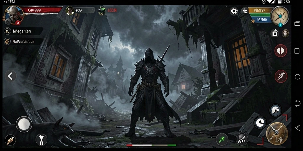 Screenshot menampilkan gameplay menegangkan dari GIM999.