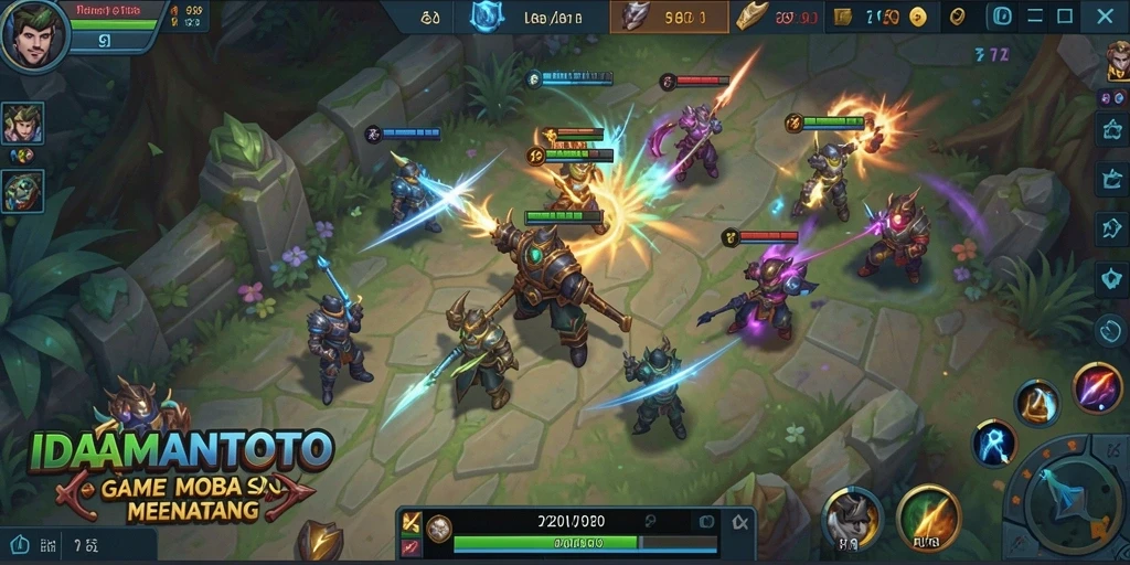 Tampilan menarik gameplay <strong>IDAMANTOTO</strong> dalam pertempuran tim.