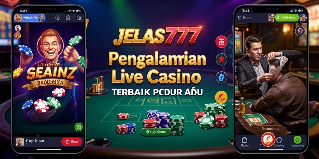 Gambaran gameplay mendebarkan dari JELAS777 di Live Casino.