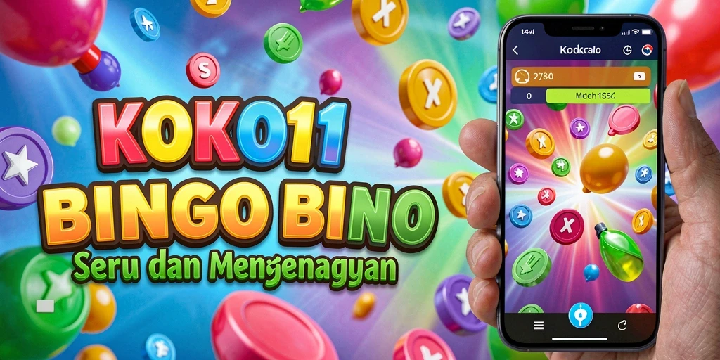 Screenshot gameplay KOKO11 menampilkan keseruan permainan Bingo yang interaktif.