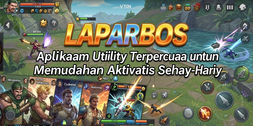 Tampilan aplikasi LAPARBOS yang intuitif dan mudah digunakan.