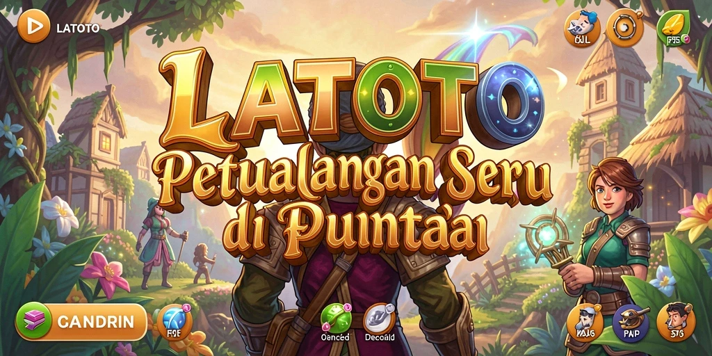 Screenshot gameplay LATOTO menampilkan petualangan yang mendebarkan.