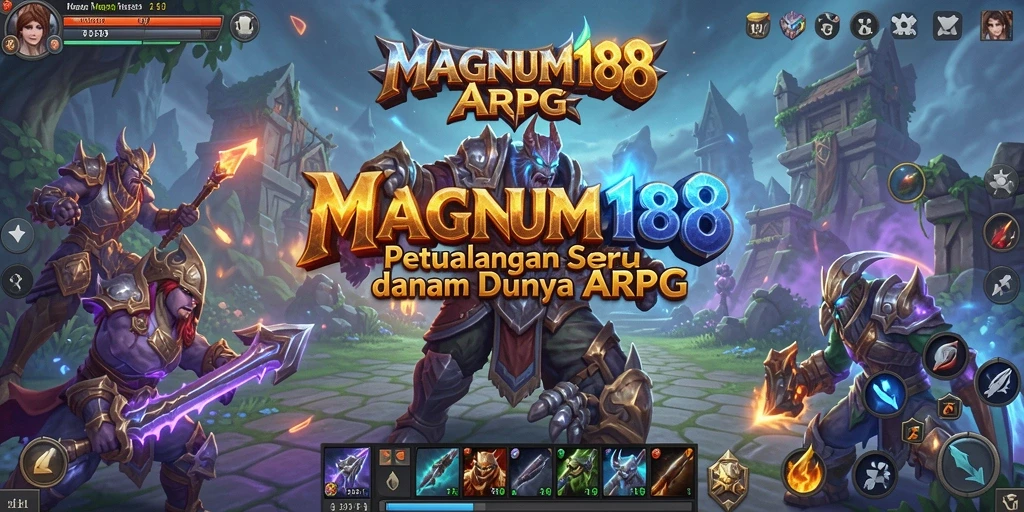 Tangkapan layar dari gameplay MAGNUM188 yang menarik di dunia ARPG.