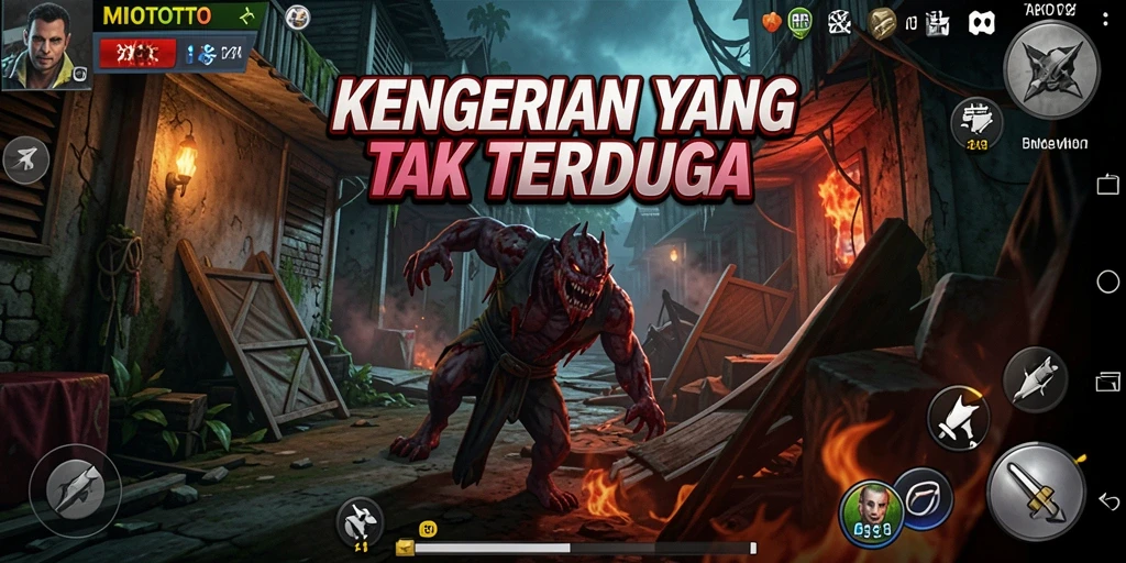 Gameplay menegangkan di dalam dunia horor MIOTOTO.