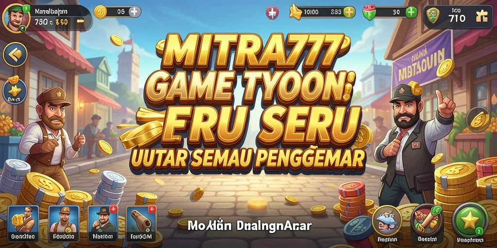 Tampilan gameplay MITRA77 yang penuh warna dan menarik.