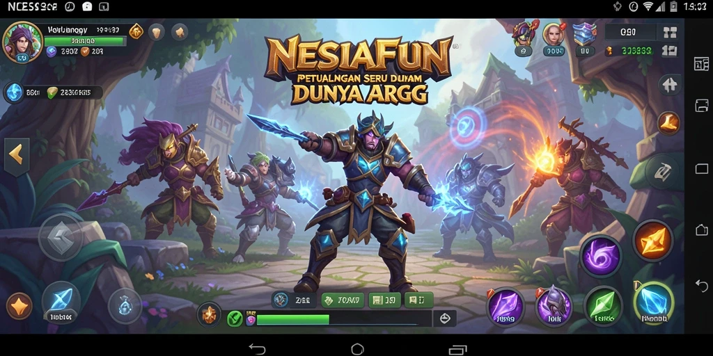 Tampilan gameplay <strong>NESIAFUN</strong> yang seru dan penuh aksi dalam pertarungan ARPG.