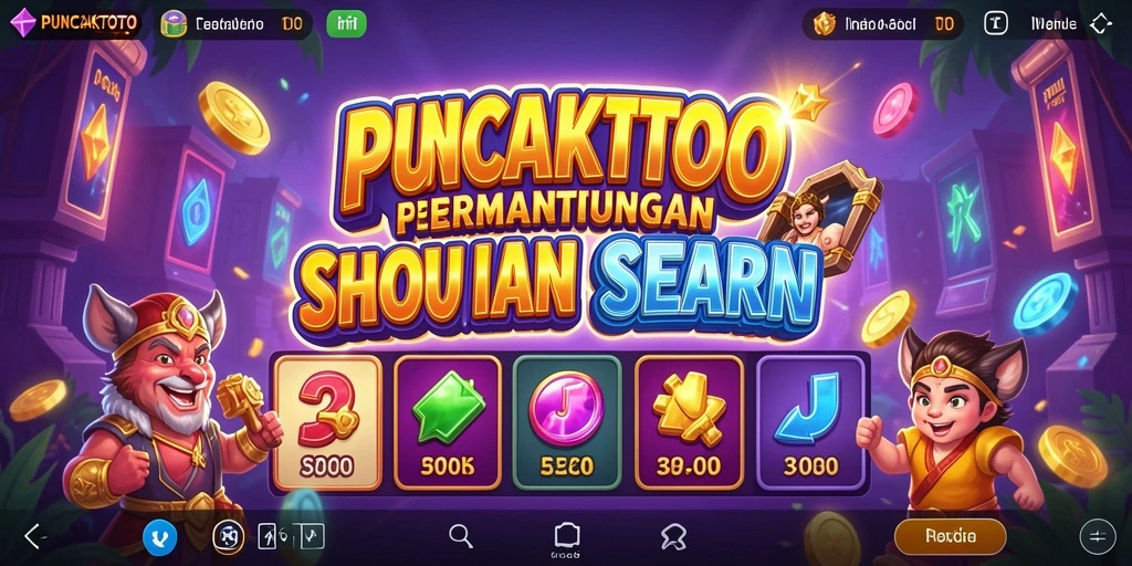 Tampilan gameplay Slot PUNCAKTOTO yang mendebarkan dan menyenangkan.
