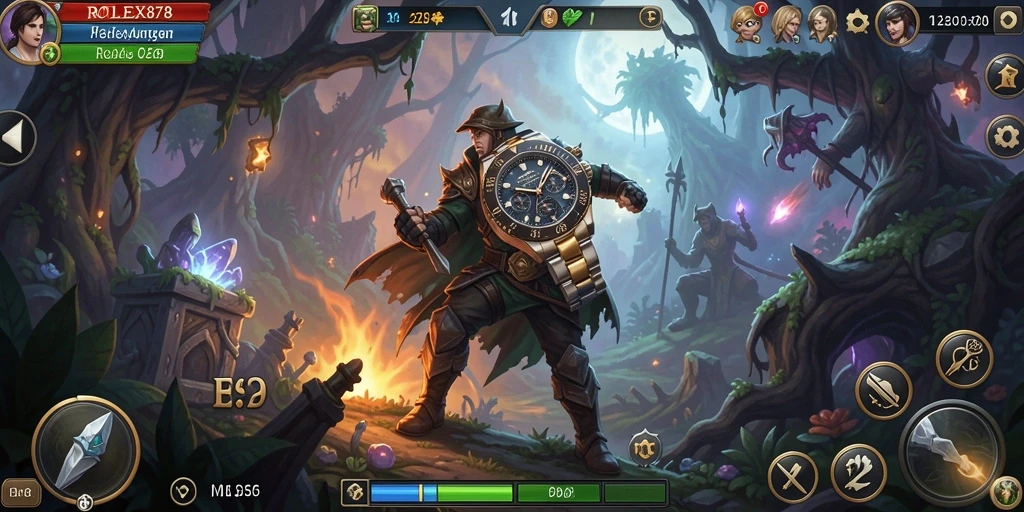 Screenshot utama ROLEX878 menampilkan aksi seru dalam gameplay petualangan.