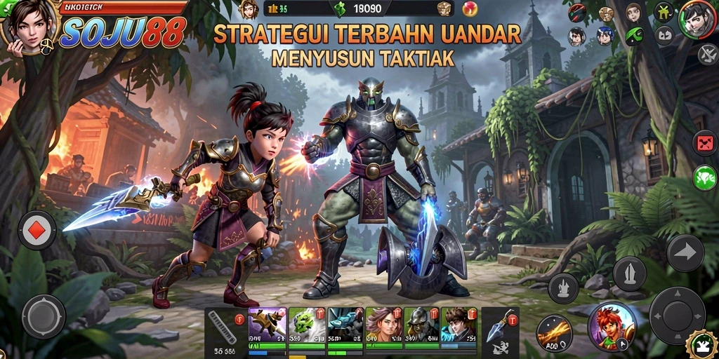 Tampilan gameplay menawan dari SOJU88 dengan strategi yang kompleks.