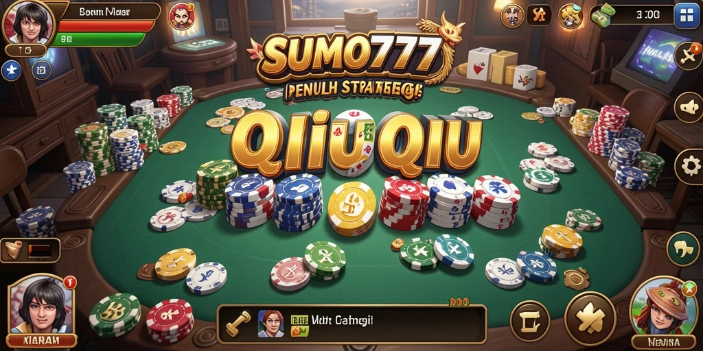 Tampilan gameplay QiuQiu yang seru dan menegangkan di SUMO777.