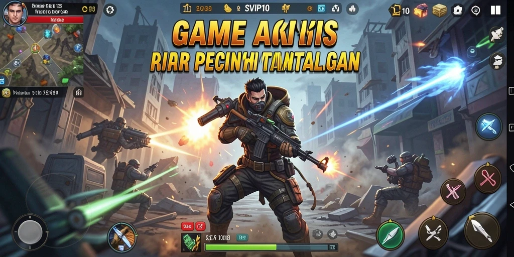 Tampilan gameplay aksi yang menegangkan di SVIP10.