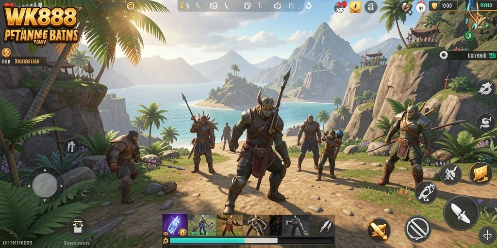 Tangkapan layar gameplay menunjukkan dunia Open World yang luas dan indah.